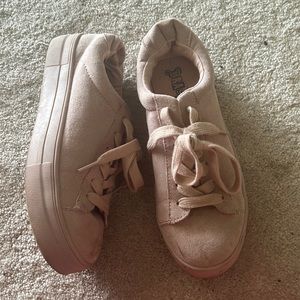 Pink sneakers